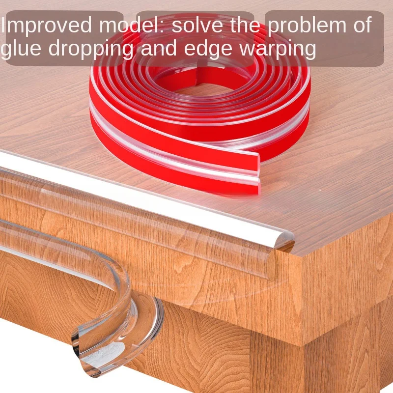 แถบกันชนมุมเฟอร์นิเจอร์กันขอบโต๊ะแบบ1/2/3M มีกาวในตัวป้องกันเด็กกันการชนความปลอดภัยของเด็กแบบนิ่ม