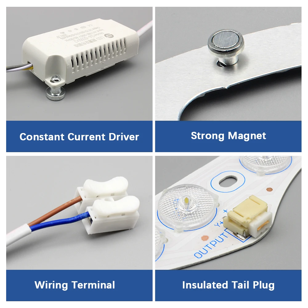 Led Module For Ceiling Lights Dimming 220V Replacement  Led Light Panel 72W 96W Energy Saving Module Lamp For Ceiling Fan Lamps