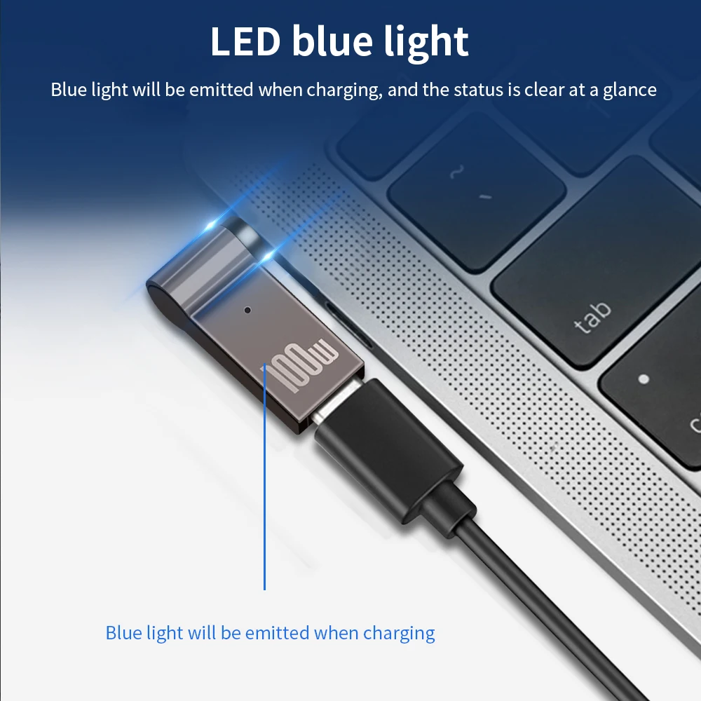 TISHRIC Laptop Oplader Voeding Connector Adapter PD 100 W 5A USB Type-C Female naar DC Male voor HP/Lenovo/DELL