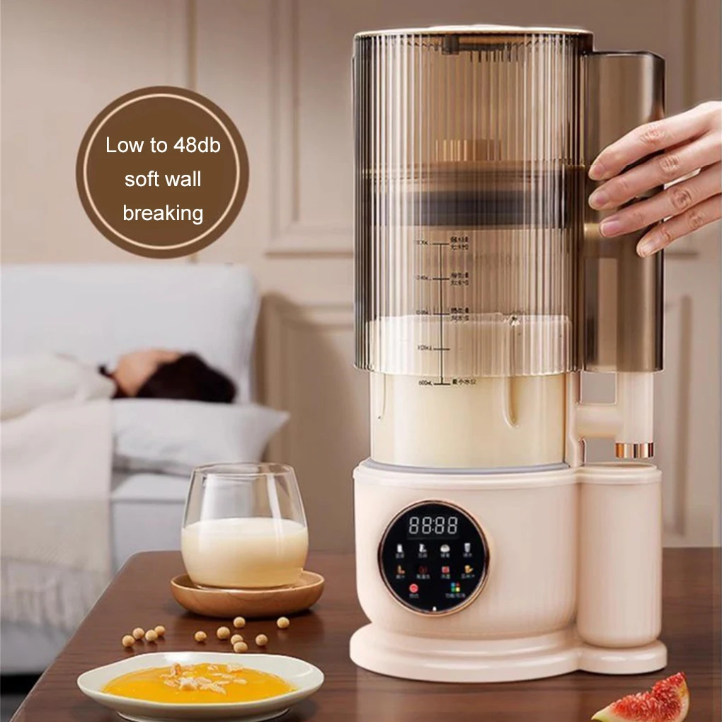 Máquina elétrica de leite de soja para bebês, 1500ml, espremedor, liquidificador, leite de soja, quebra de parede, pasta de arroz, máquina de café da manhã