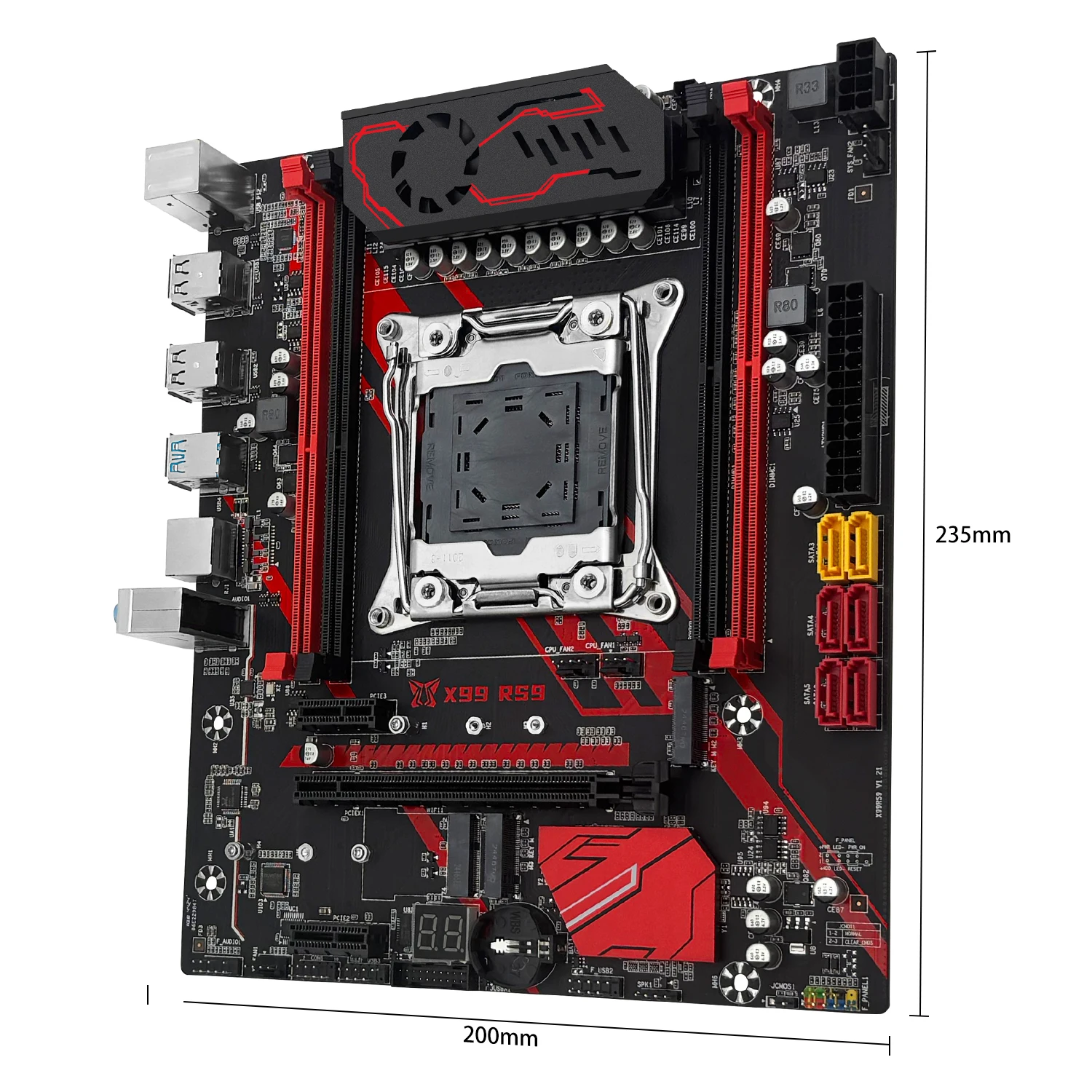 MACHINIST X99 RS9 Placa-mãe Combo LGA2011-3 Xeon Kit E5 2640 V4 CPU Processador DDR4 16GB 2666MHz Memória NVME M.2 Quatro Canais