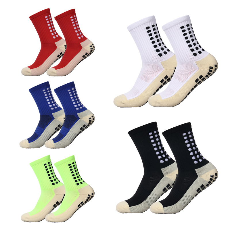 Anti-Slip Fußball Socken Männer Frauen Sport Socken Atmungsaktive Silikon Unten Fußball Outdoor Sport Laufen Radfahren Grip Socken