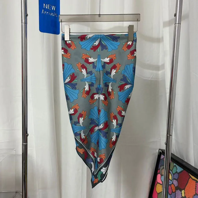 Top Tubo con Estampado Cruzado Colorido Estilo Coreano Nuevo de Verano, Accesorio de Moda Juvenil con Estampado Floral para M...