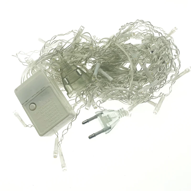 クリスマス装飾家庭用屋外 LED カーテンつららストリングライトストリートガーランド家の冬 220V 5 メートルドループ 0.4-0.6 メートル