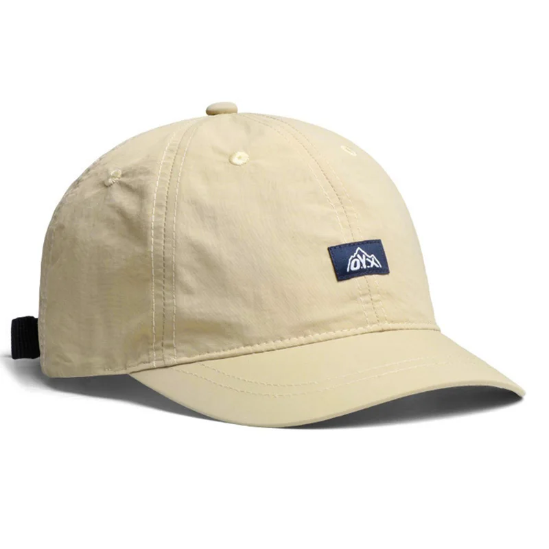 Gorra de béisbol retro unisex con ala corta, gorra con visera ajustable y de secado rápido, opción ideal para regalos
