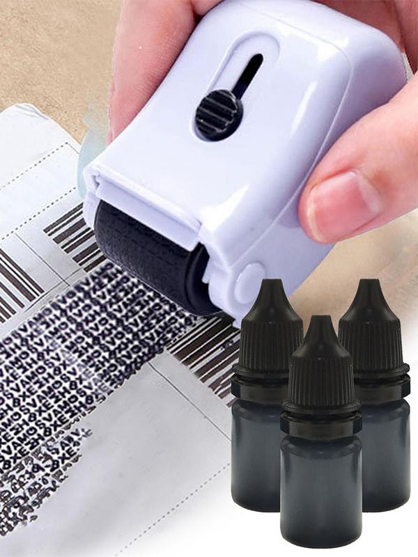 Black Ink Oil Black Ink Refills Stamp Refill Ink Multipurpose Replacement Ink Portable Refill Ink Stamp Roller Accessories