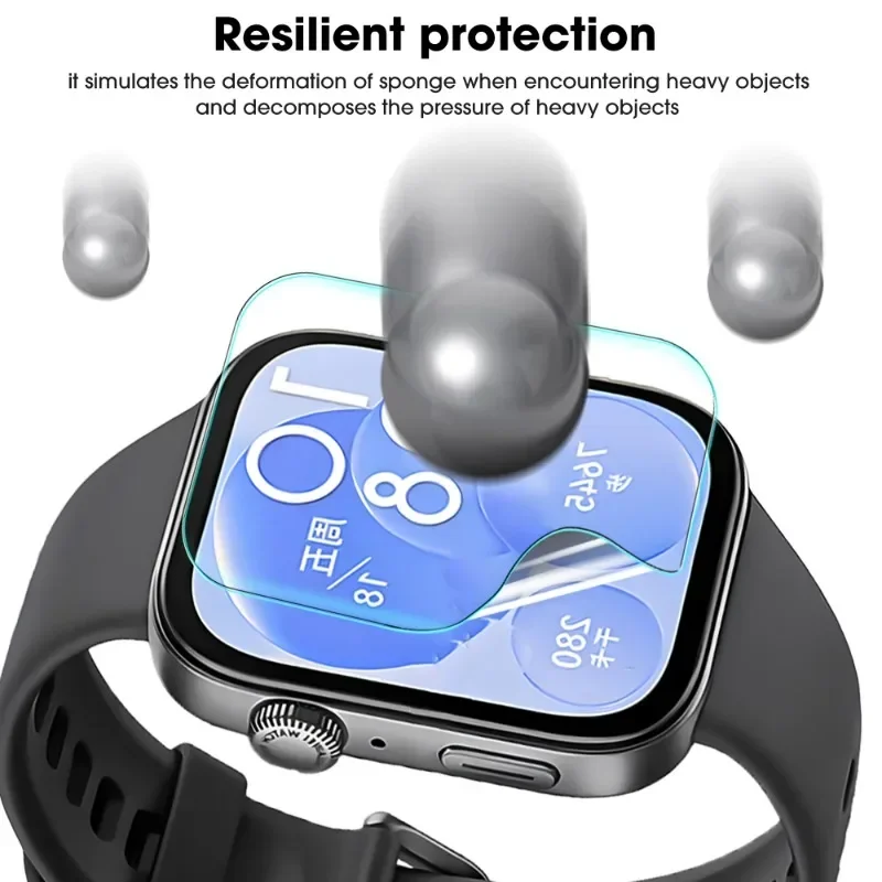 Soft Flexible Hydrogel Film for Huawei Watch Fit 3 2 ES Screen Protector HD Clear Protective Film Smart Watch Cover Accessories