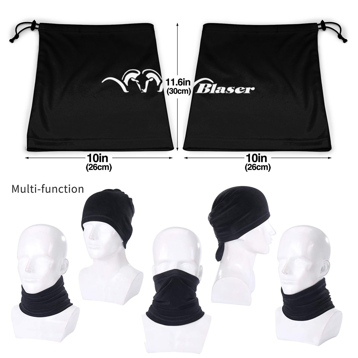 Blaser Usa Gewehre Jagd Polizei Militärische Bolt Action Gewehr Mikrofaser Hals Gamasche Bandana Schal Hälfte Maske