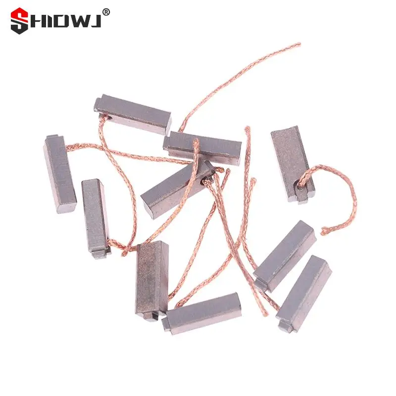 10 Chiếc Điện Máy Phát Điện Động Cơ Miếng Dán Carbon Xe Xoay Chiều Dụng Cụ Điện Chung Xe Điều Chỉnh Đồng 5*7*19mm