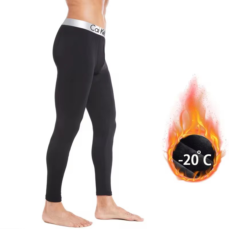 Męskie spodnie termoaktywne, wąskie legginsy, polarowe, pogrubione, ciepłe, długie spodnie, męskie ciepłe spodnie na jesień i zimę