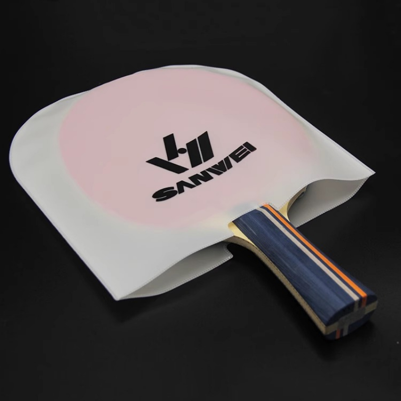 Sanwei dupla face raquete de tênis de mesa película protetora à prova de poeira anti-oxidação tênis de mesa bat protetor de borracha capa 1/2pc