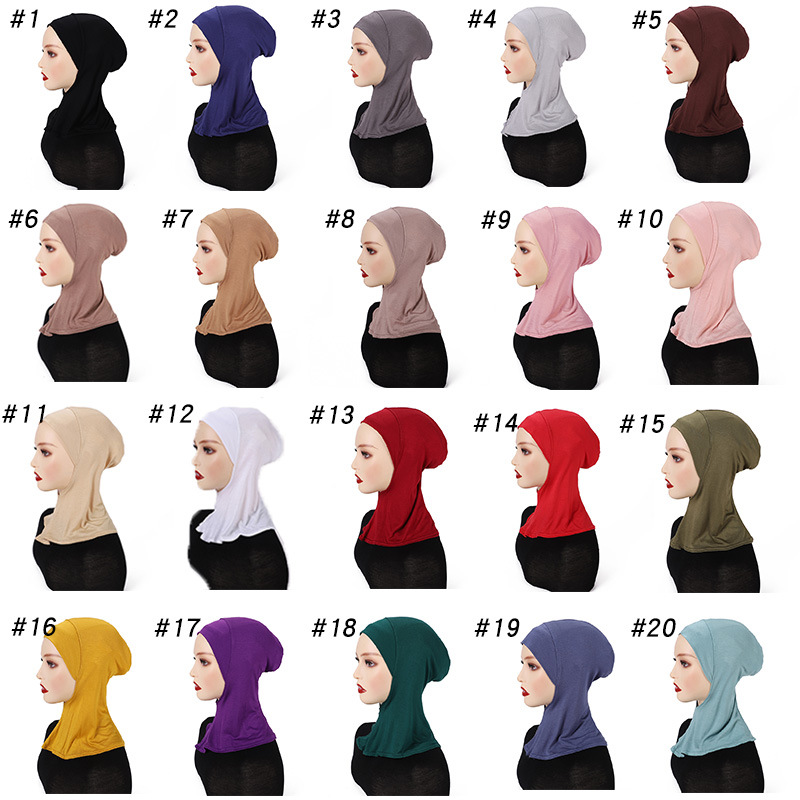 Hijabs Innere Hut Underscarf Für Frauen Muslimischen Schal Länger Islam Headwrap Innen Kappe Islamischen Underscarf Hijabs Schleier Weichen Turbane