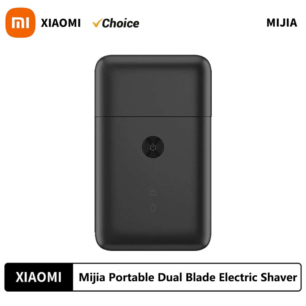 ใหม่ Xiaomi Mijia เครื่องโกนหนวดไฟฟ้าแบบลูกสูบ Dual Blade MSW201 IPX7 Ultra-thin แบบพกพาแม่เหล็กดูดใบมีดลดเสียงรบกวน