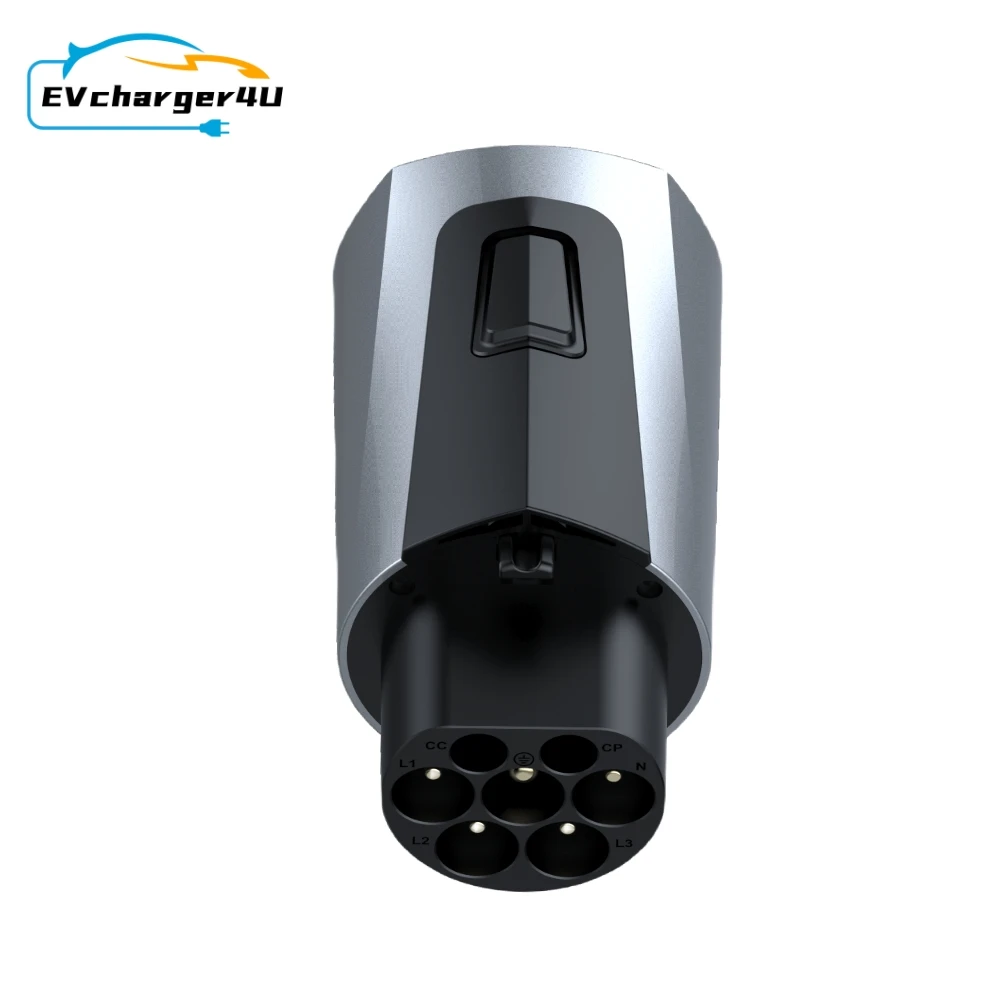 Tipo 2 para GBT EV Adaptador de Carregamento, Carregador, EVCharger, 4U, IEC62196, 250V, 32A, Tipo2, GB/T
