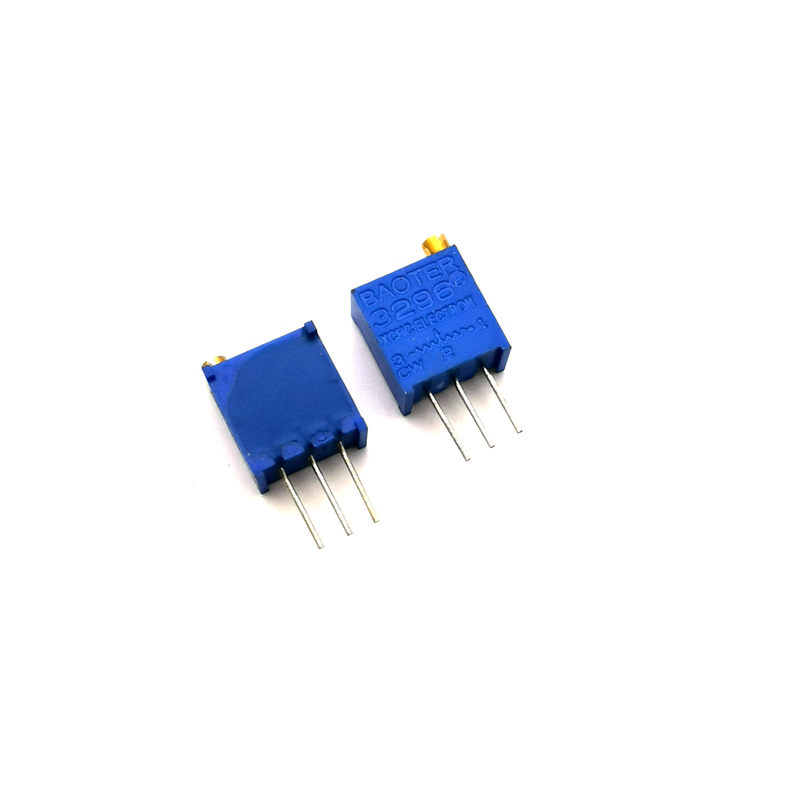 50 stks/partij 3296 W Multiturn Trimmer Potentiometer Kit Hoge Precisie 3296 Variabele Weerstand Met Gratis Doos elektronische Diy Kit
