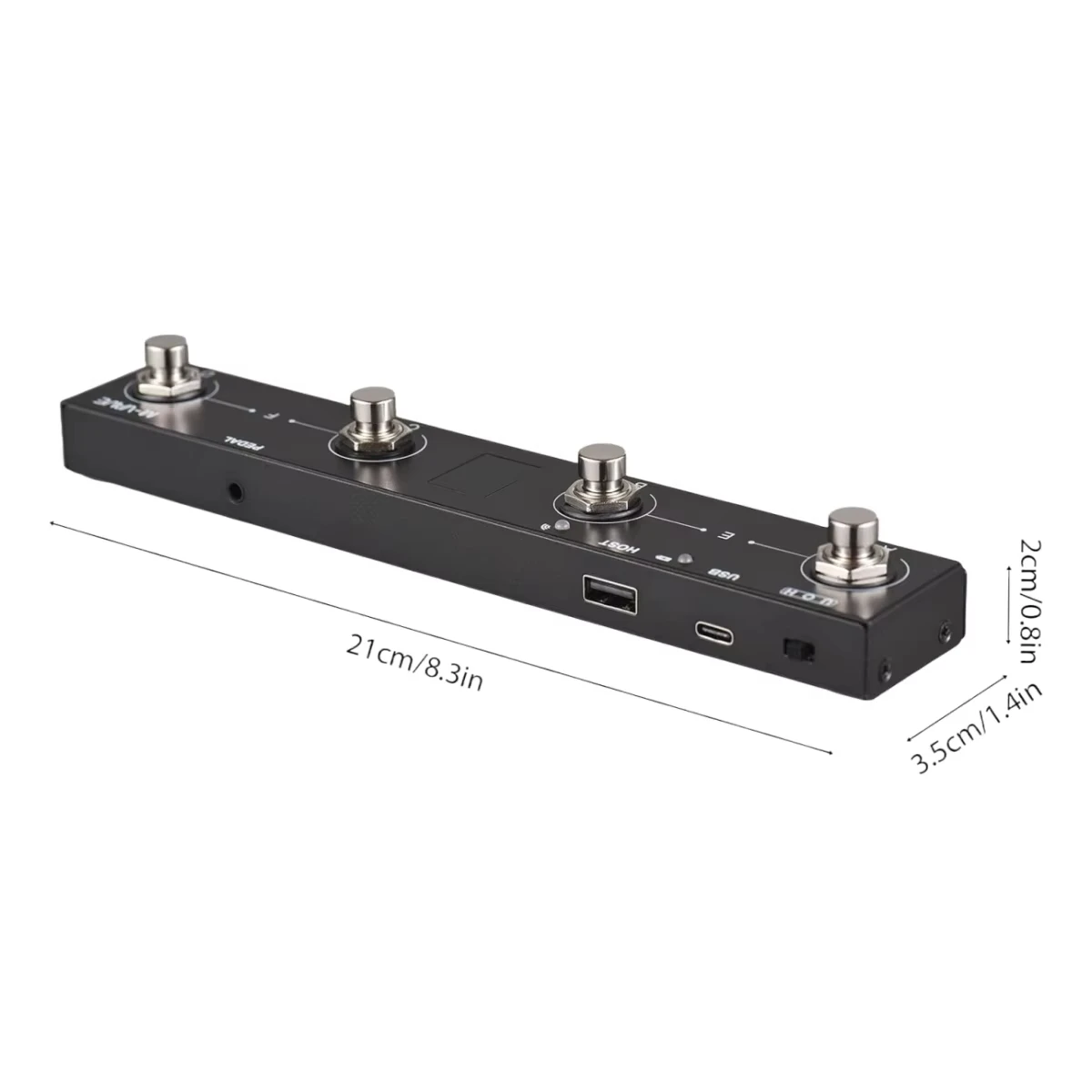 M-VAVE CHOCOLATE PLUS MIDI Bluetooth controller,Pedal flipper multifunction,Intelligent APP Controls/Digital Display Screen