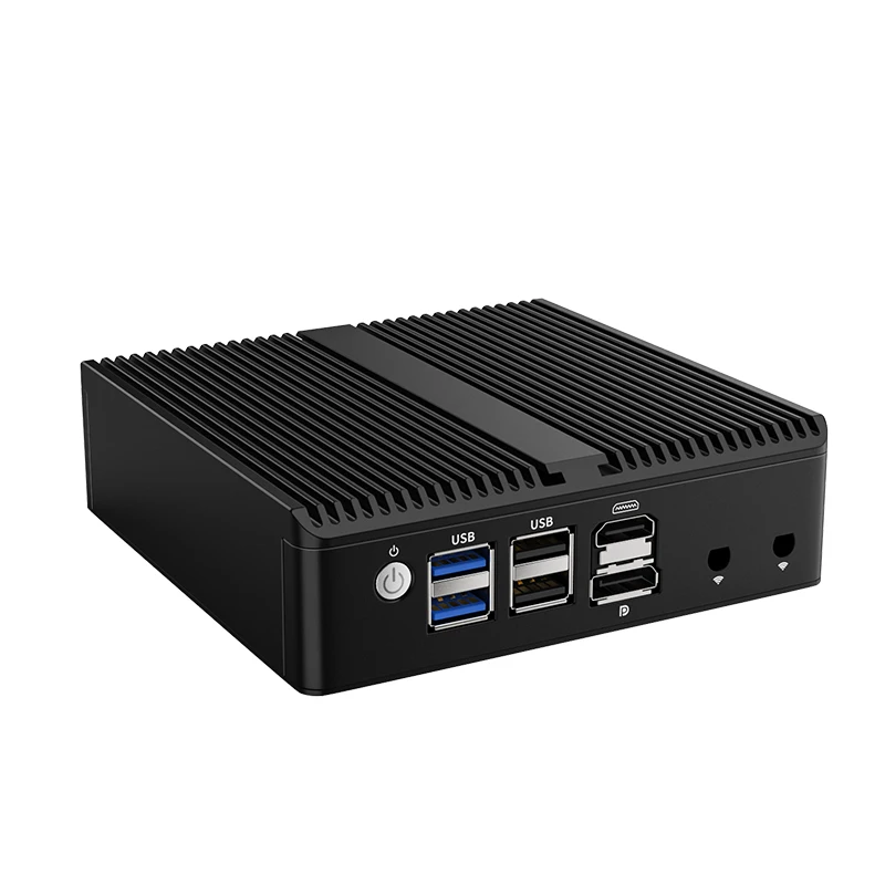 KingnovyPC Firewall Micro Appliance 4 Port i226 2.5GbE LAN Fanless Mini PC N6000 N5105 N150 AES-NI VPN Pfsense Openwrt Barebone