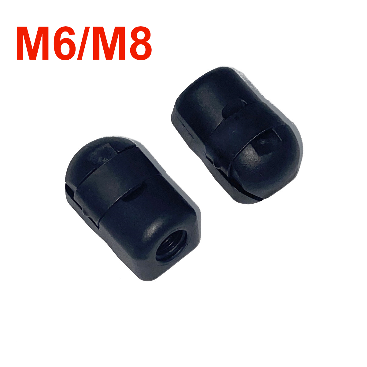 Концевые разъемы с внутренней резьбой M6/M8, Шариковая головка для автомобильной стойки, опора для подъема, демпфер стержня, амортизатор, замена фиксированных аксессуаров