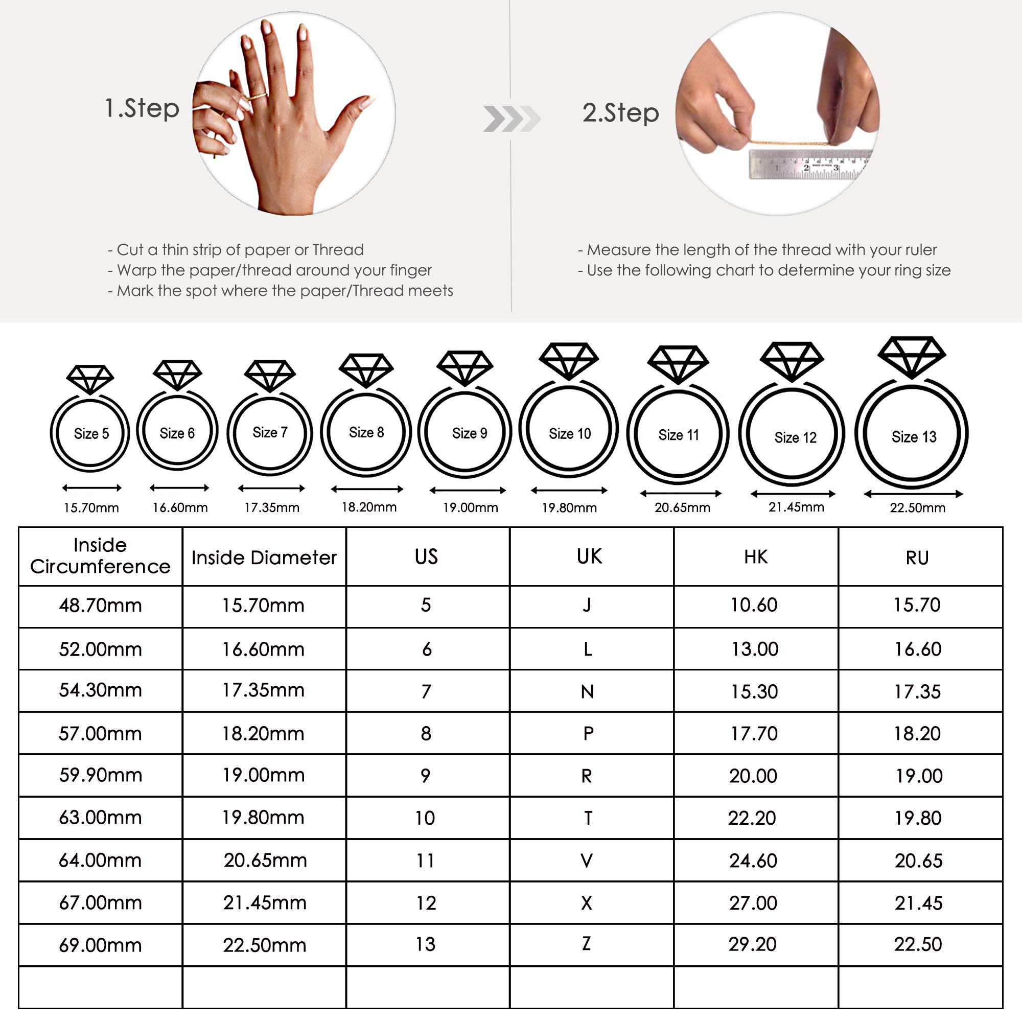 1 dollar link 925 silver ring