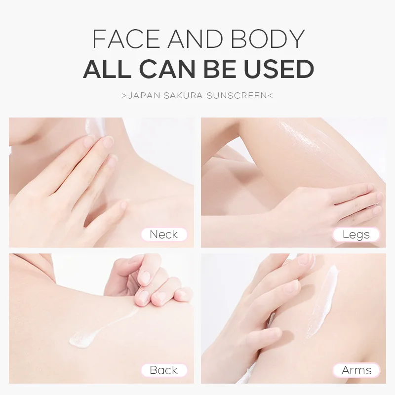 Laikou さくらクリーム韓国日焼け止めプロテクターフェイシャルサンブロッカー Spf50 アイソレーションローションモイスチャライザー 30 グラム