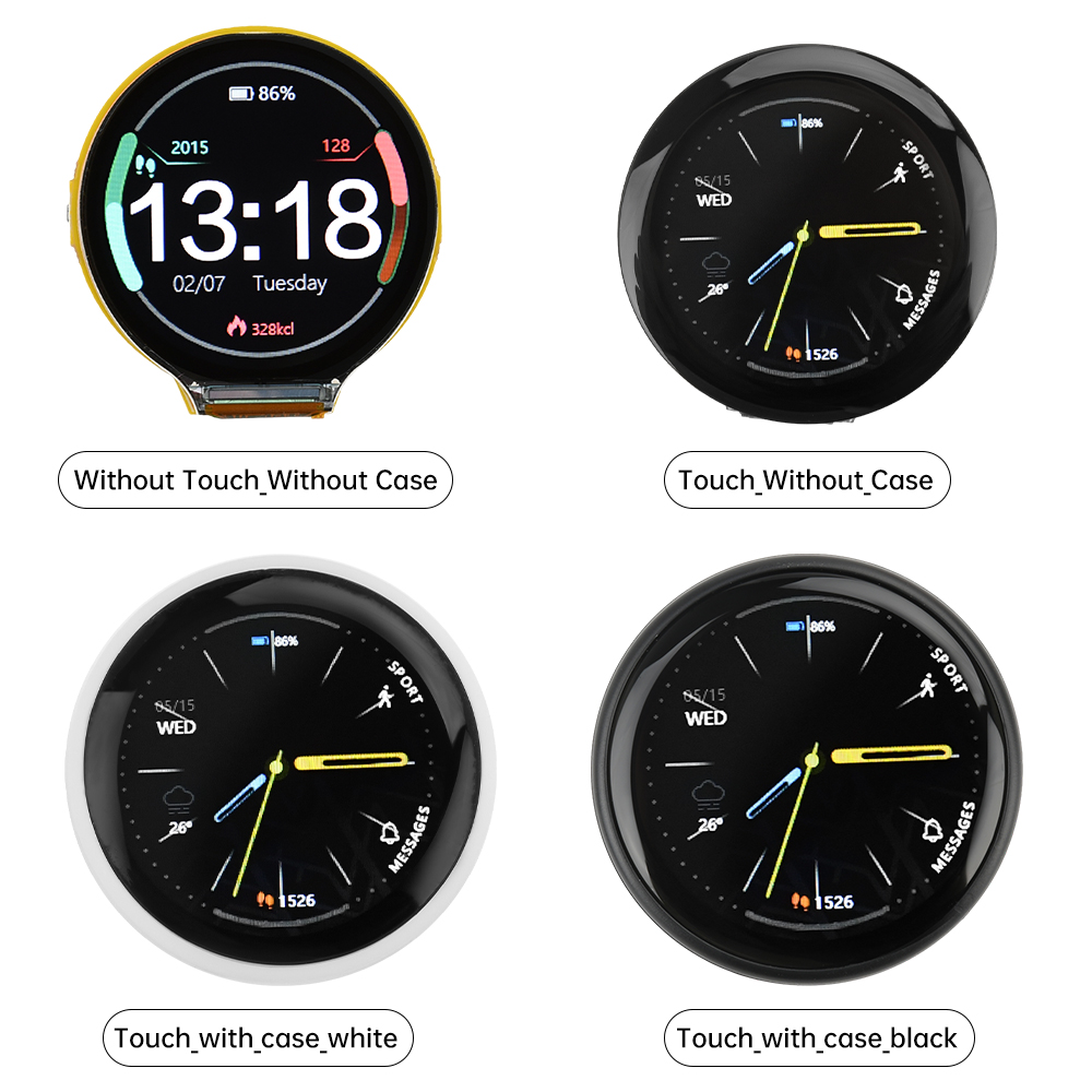 ESP32-C3-MINI-1U Макетная плата 1,28 дюйма 240*240 IPS Смарт-экран ЖК-дисплея TFT-модуль Wi-Fi и Bluetooth с сенсорным экраном