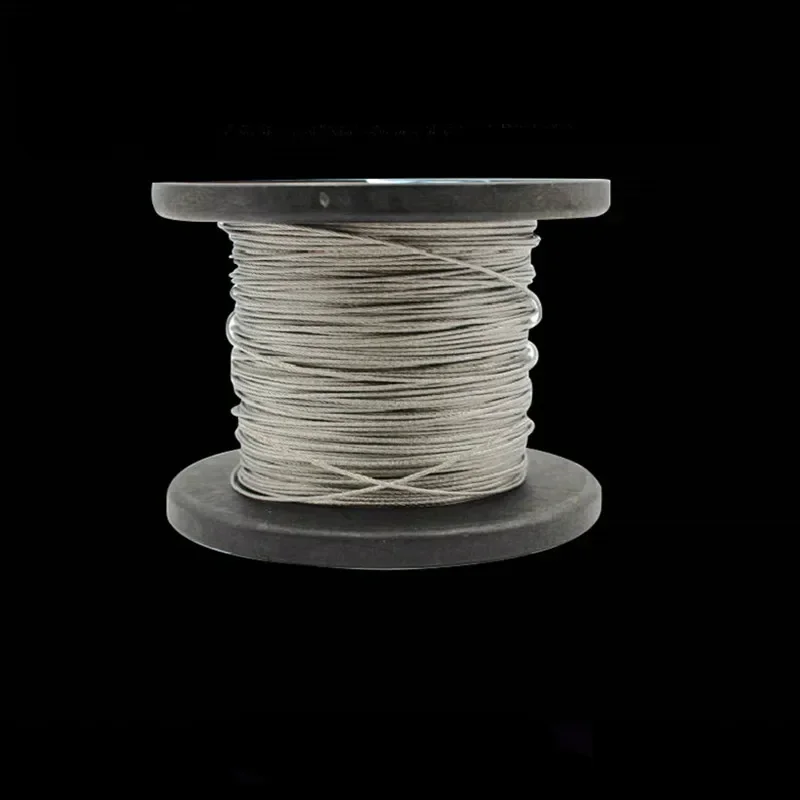 50M/100M Dây Thép Không Gỉ 304 Dây Câu Cá Mềm Nâng Cáp 7*7 Phơi Quần 1Mm/1.5Mm/2Mm