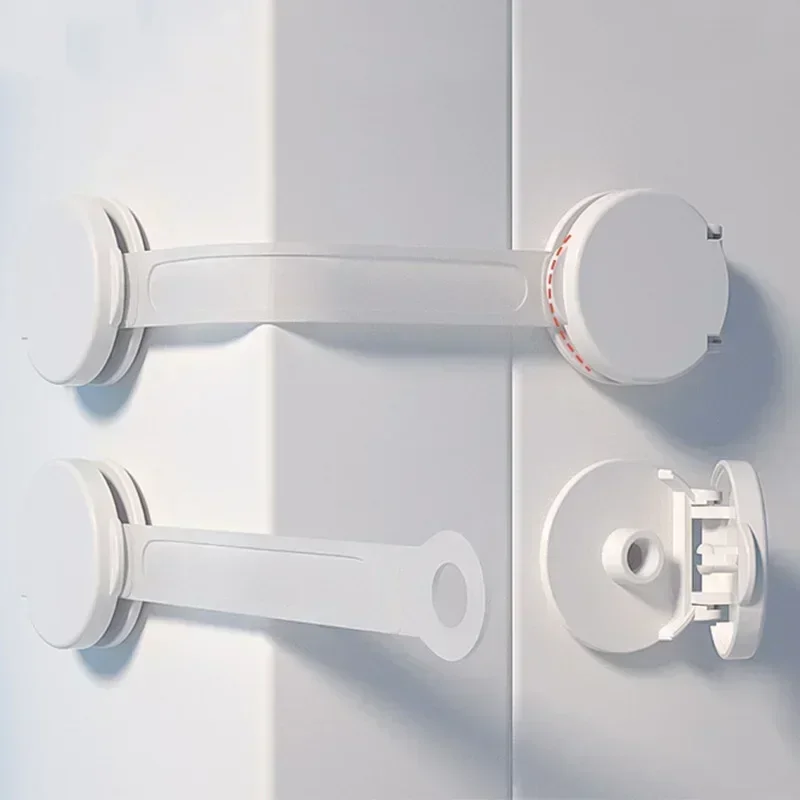 2/5 pçs multi-função fechaduras de proteção de segurança bloqueio de segurança do bebê criança proteger banheiro geladeira fechadura da porta fivela