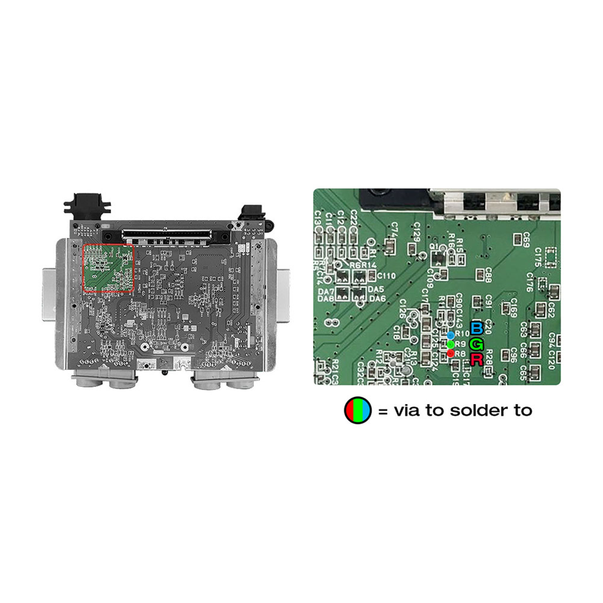 N64 RGB MOD Kit for N64 NTSC Consoles RGB Module Chip for Nintendo 64 NTSC Modified RGB Output Module