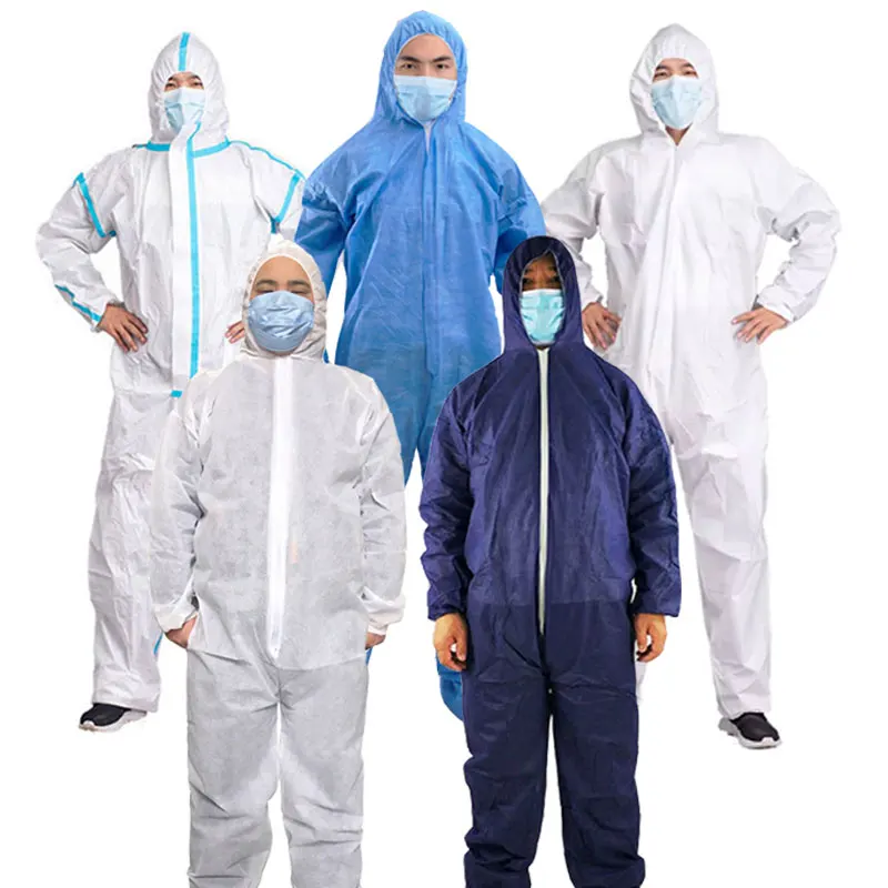 Monouso traspirante antipolvere resistente all'acqua e all'olio Sicurezza sul lavoro generale Antipolvere Spary Pittura Decorazione Tuta da lavoro