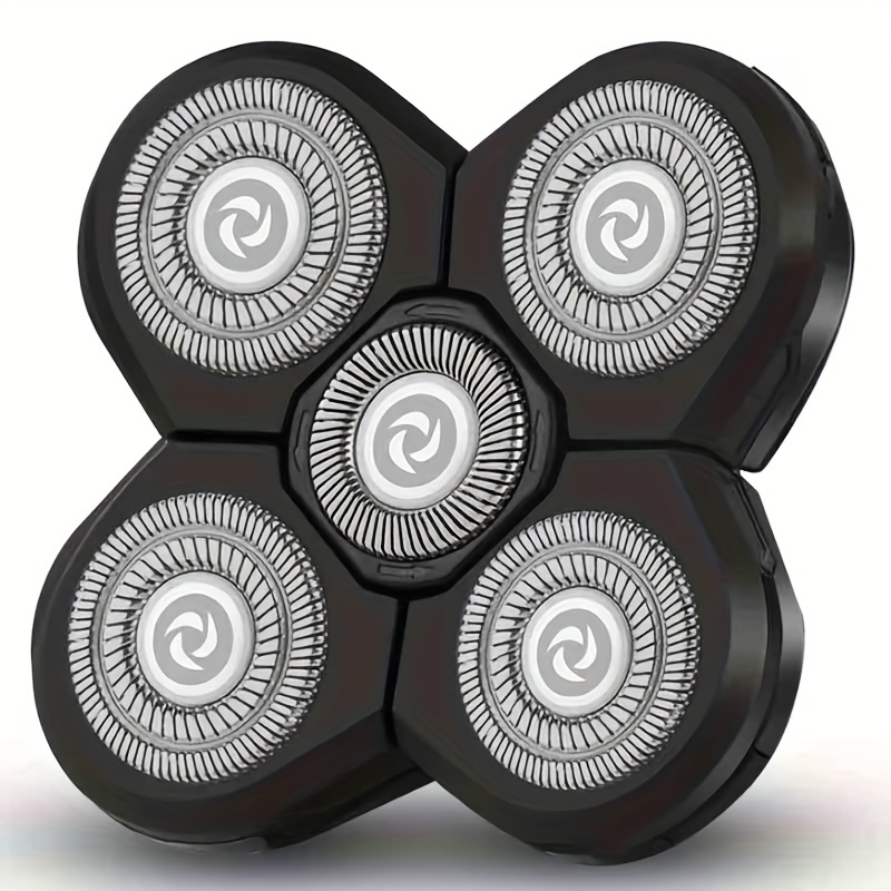 Electric Shaver Replacement 5 Heads 5D Floating Replacement Heads for most shaver