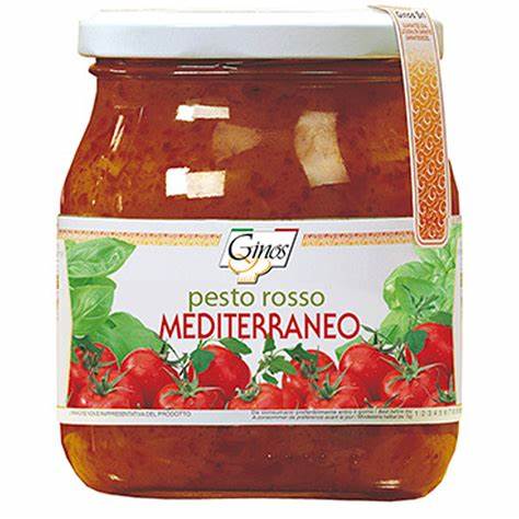 Tomaten Pesto Rosso Mittelmeer 520g - Ginos