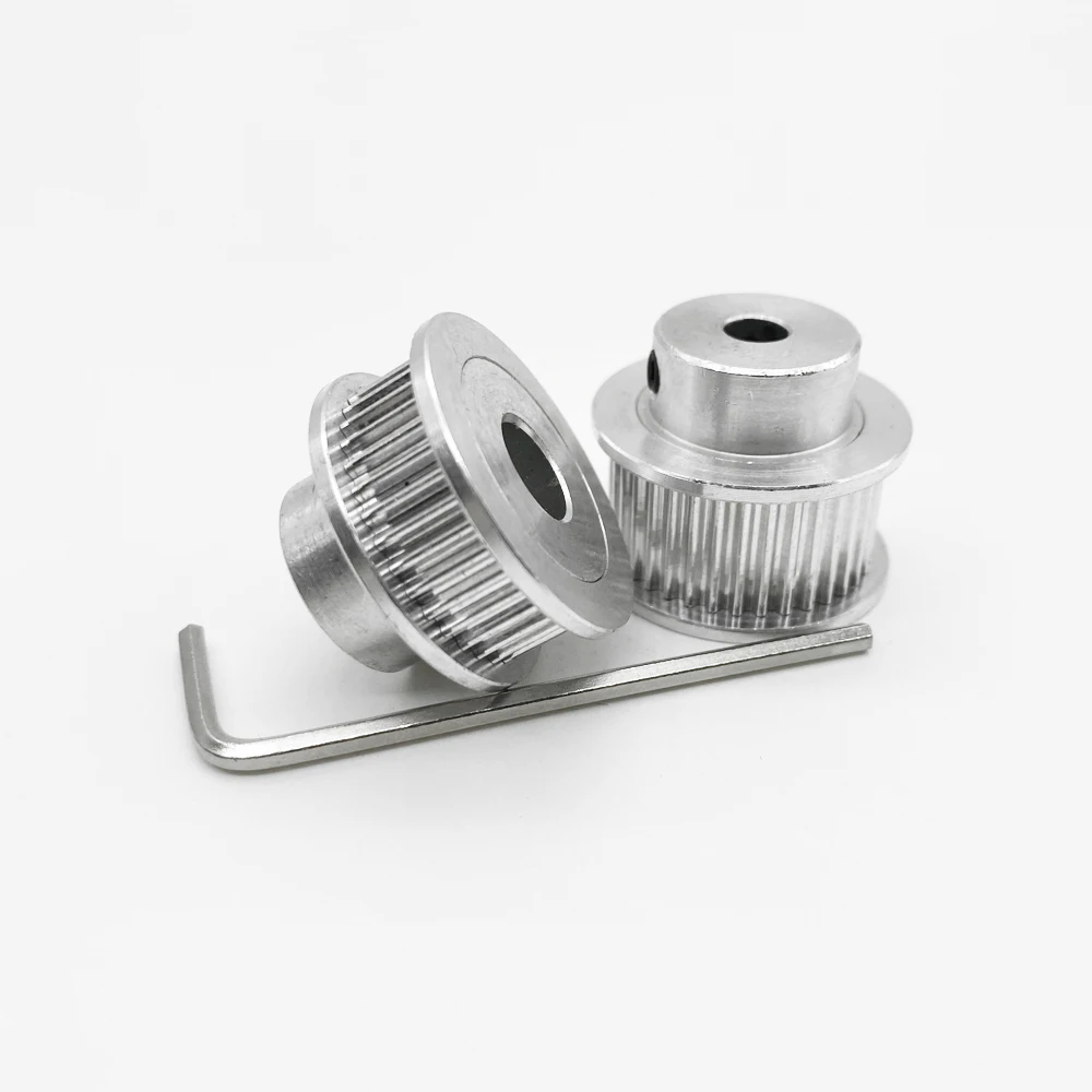 2GT Synchronous Wheel 2M 20T 30T 32T 36T 40T 48T 60T 80 Toothed Belt Width 6/10mm Aperture 5/6/8mm 3D Printer GT2 Belt Pulley