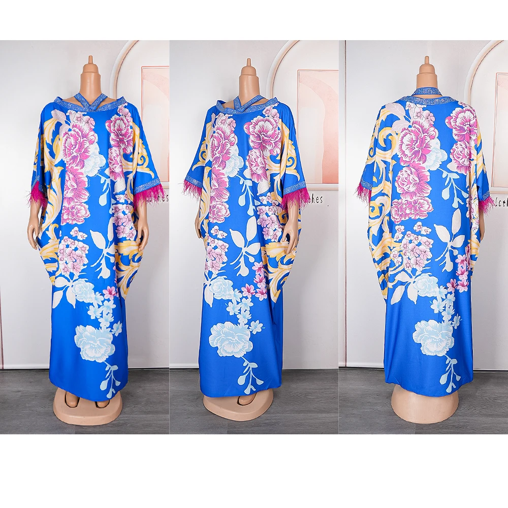 ชุดแอฟริกันสําหรับผู้หญิง PLUS ขนาดแอฟริกาเสื้อผ้า Dashiki อังการาเลื่อมชุด Kaftan มุสลิมงานแต่งงานชุด Maxi ยาว
