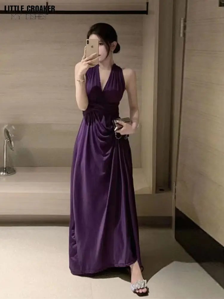 Vestido Bandage sencillo para mujer, traje Sexy de color negro, verde, rojo, morado oscuro, 2024
