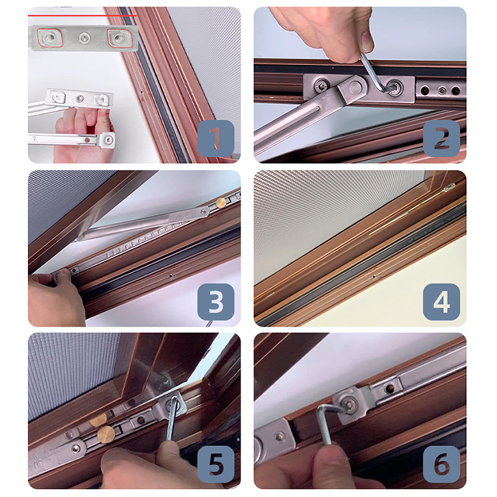 방풍 슬라이딩 캐비닛 문짝 스톱 어린이 안전 잠금 제한 장치, 창문 201 스테인레스 스틸 잠금 제한 장치, 12 인치 잠금 제한 장치, 1 세트