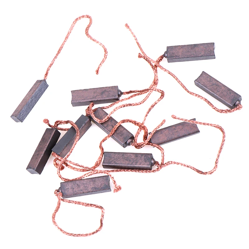 Spazzola di carbone per regolatore di spazzole di carbone per motore da 10 pezzi 4,5 * 6,5 * 20 mm