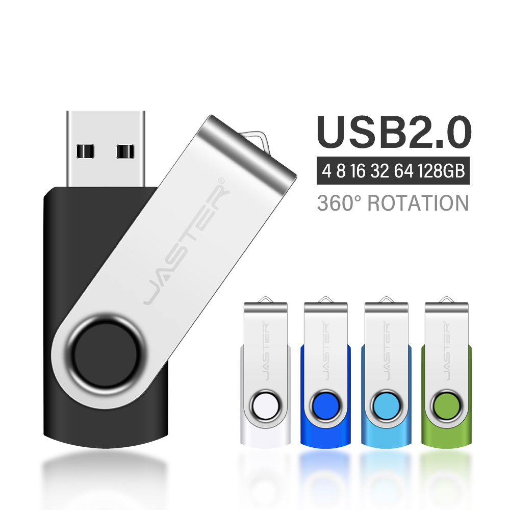 Jaster-Clé USB en métal pour PC et mobile, clé USB, 64 Go, 64 Go, 2.0