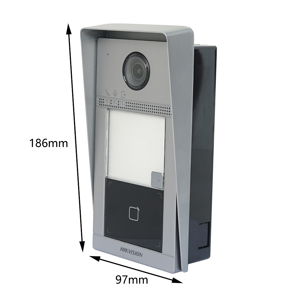 HIKVISION Video intercom KIT,control 2 locks,include DS-KV8113-WME1(C) & DS-KH6350-WTE1, support RFID card,Cloud App,Support PoE