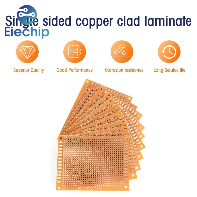 5PCS 5X7CM 7x9CM Prototype Board PCB  DIY Universal Circuit Board 5*7cm 7*9cm Single Sided PCB Electronics Kit
