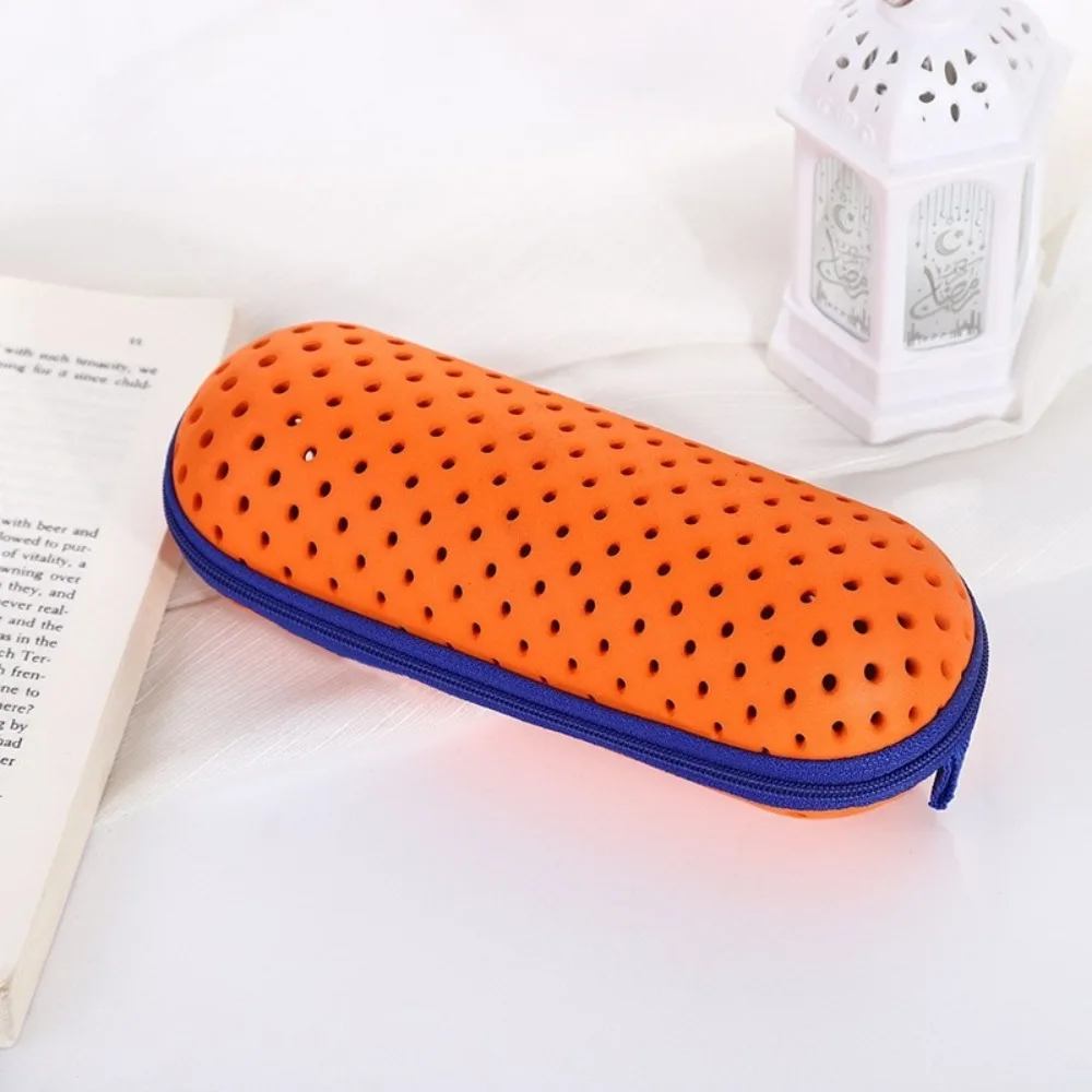Caja de almacenamiento de gafas de natación EVA, cubierta protectora suave para estudiantes, estuche para gafas de lectura, accesorios transpirables para gafas, caja para gafas