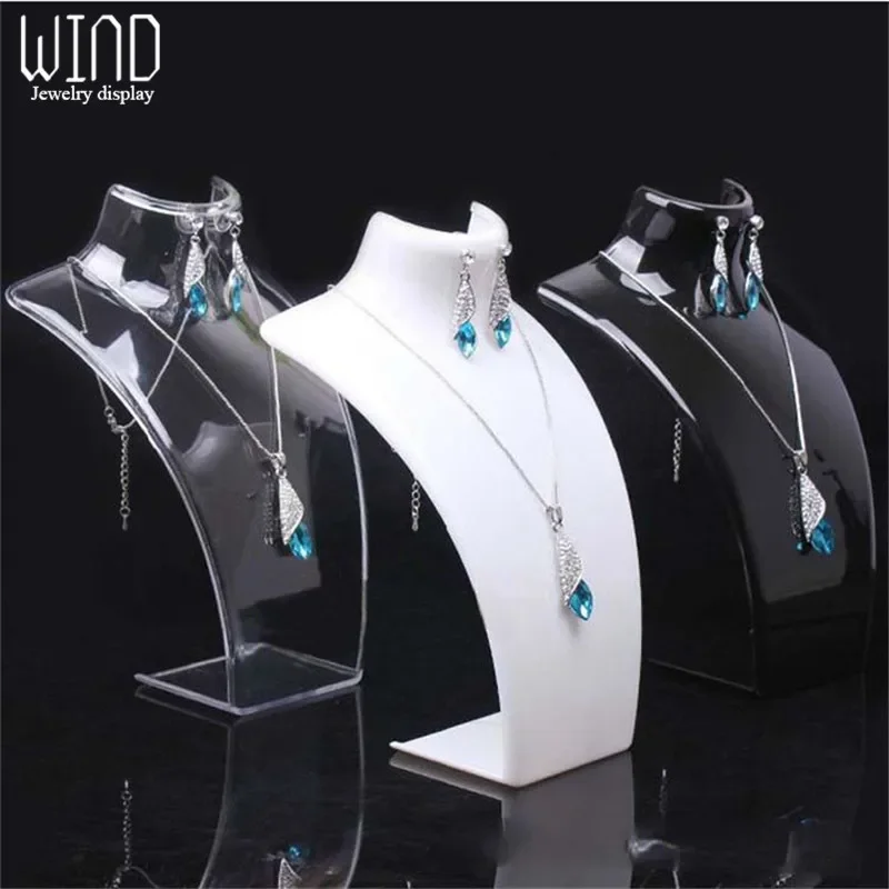 Drei Farben 20*13,5*7,5 CM Mannequin Halskette Schmuck Anhänger Display-ständer Halter Zeigen Schmücken Schmuck Display Regal