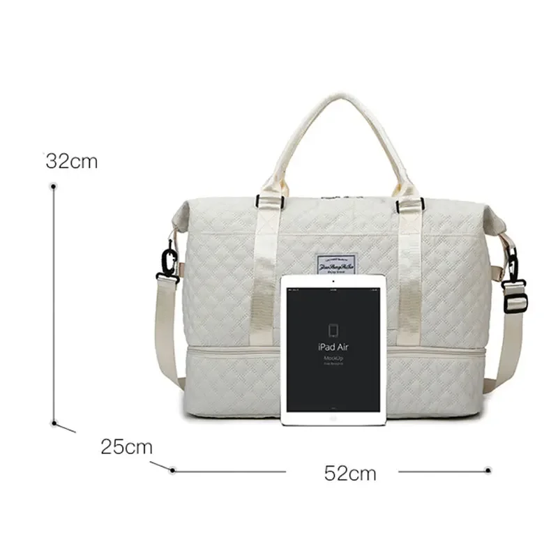 Leichte Gepäcktasche, Reise-Reisetasche mit großem Fassungsvermögen, Turnbeutel, Schultertasche für Weekender, Übernachtungstasche
