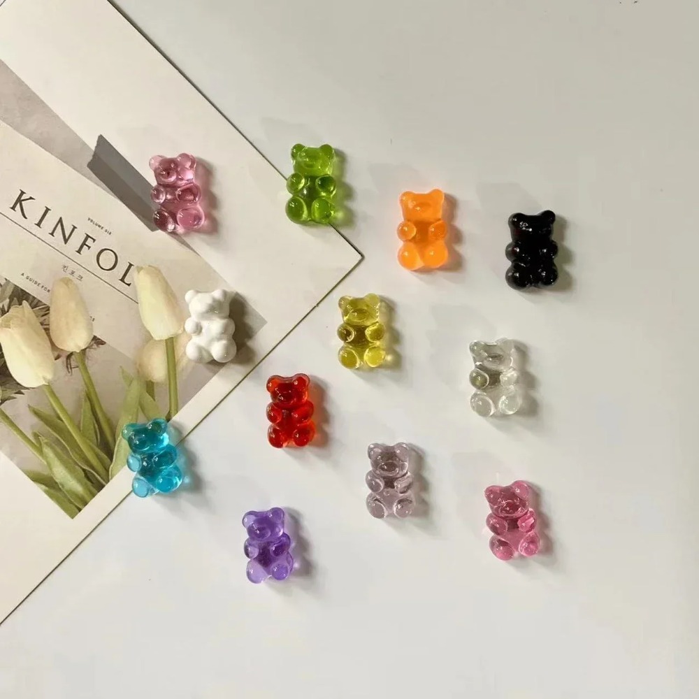 10Pcs Sweet Bear Refrigerator Magnet Magnet Blackboard And Whiteboard Sticker Photo Message Magnet Magnetic Sticker