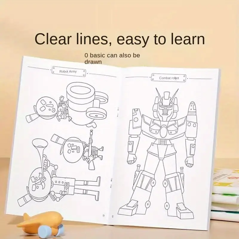 Children Drawing Line Tracing Book Toddler Pen Writing Control Practice Manual Cartoon Sketch Montessori Coloring Book Kids Toy