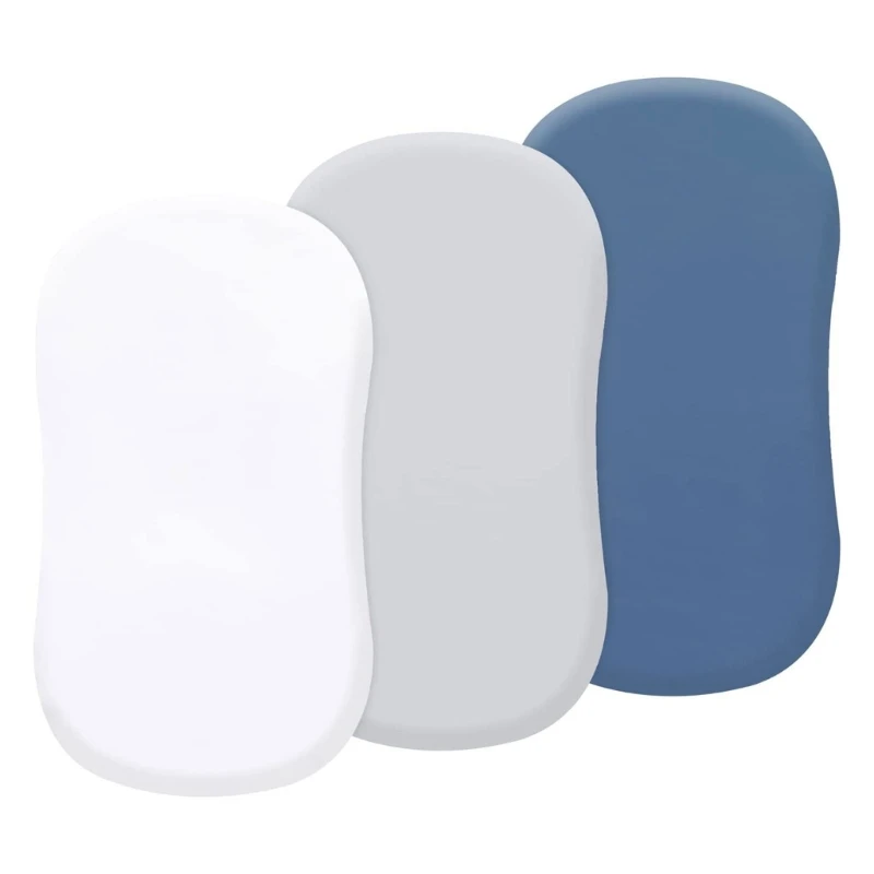 Paquete 3 uds. Sábana bajera ajustable para bebé, funda cama para cuna, Sábana bajera ajustable, Fundas colchón, cuna,
