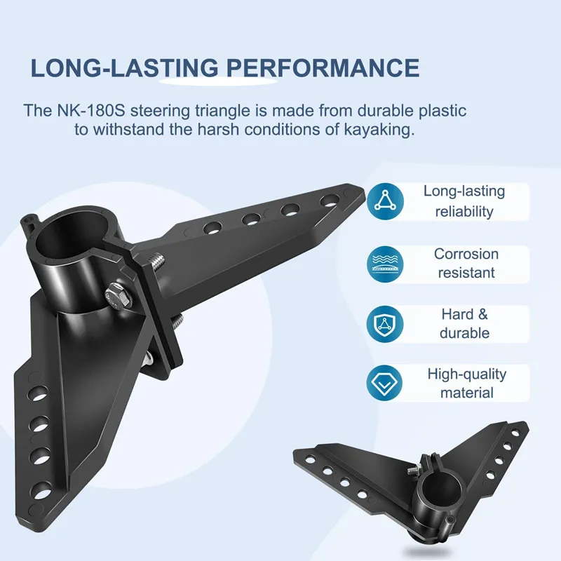 Triangular de dirección NK-180S compatible con motores de kayak sin escobillas Newport, motores de pesca para kayak y otros motores auxiliares