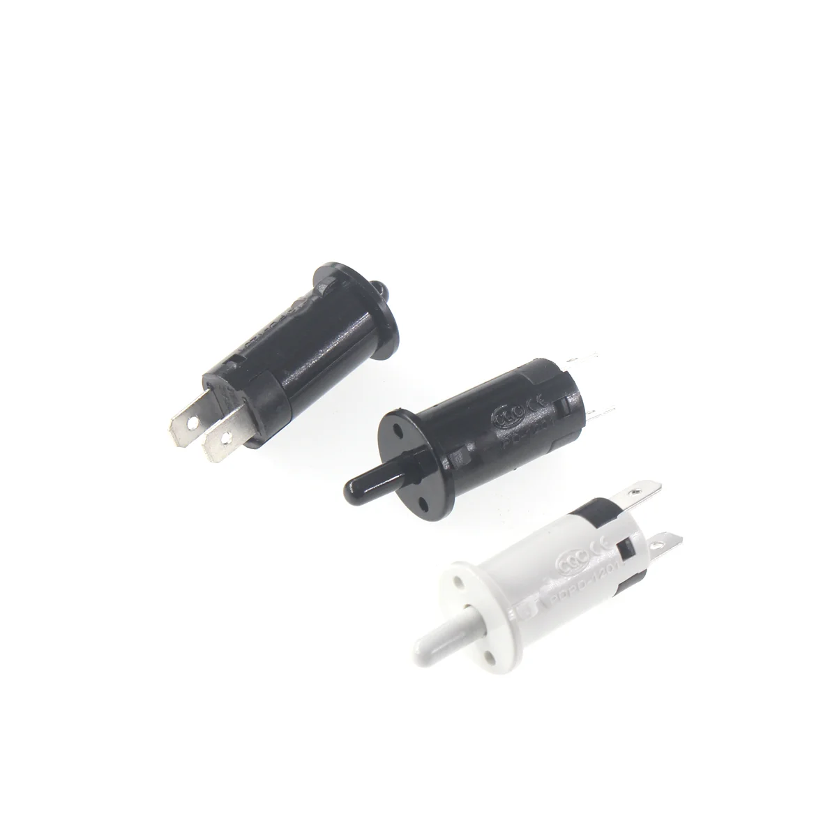 2PCS Door control switch KA5 Refrigerator light switch 12mm 14MM 20MM self-reset Normally open normally closed closet door