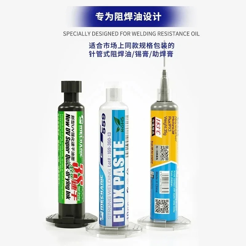 Thợ Cơ Khí PO8 Ống Hợp Kim Nhôm Hàn Dán Thông Lượng Tăng Áp Bằng Tay Ống Tiêm Tỳ Chia Động Cơ Đẩy Dụng Cụ Dụng Cụ Sửa Chữa Điện Thoại