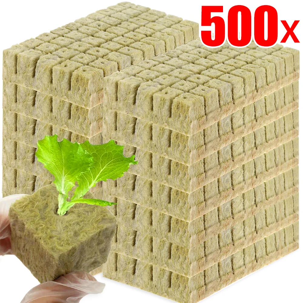 500/50x каменная вата, гидропоника, кубики для выращивания садовых рассады, блок для выращивания воды, посева семян, культура проращивания, субстрат