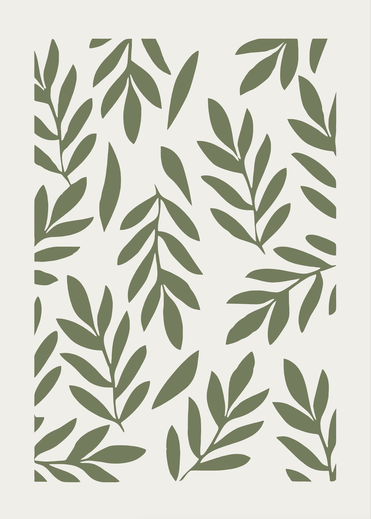 Moderne Kunst, abstrakte Formen, Illustrationen, Linien, botanischer Boho-einfacher Stil, Wandkunst, Leinwandgemälde, Heimdekoration